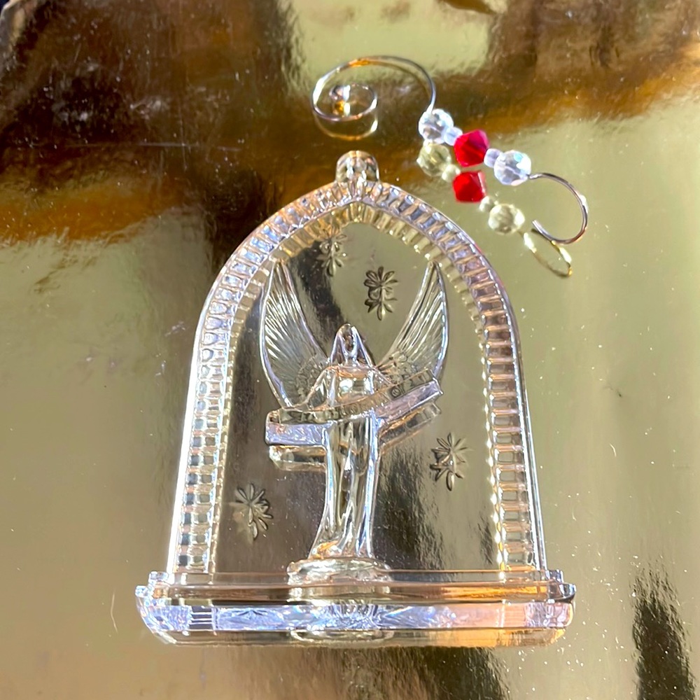 Waterford Crystal 2007 Nativity Angel Christmas Ornament